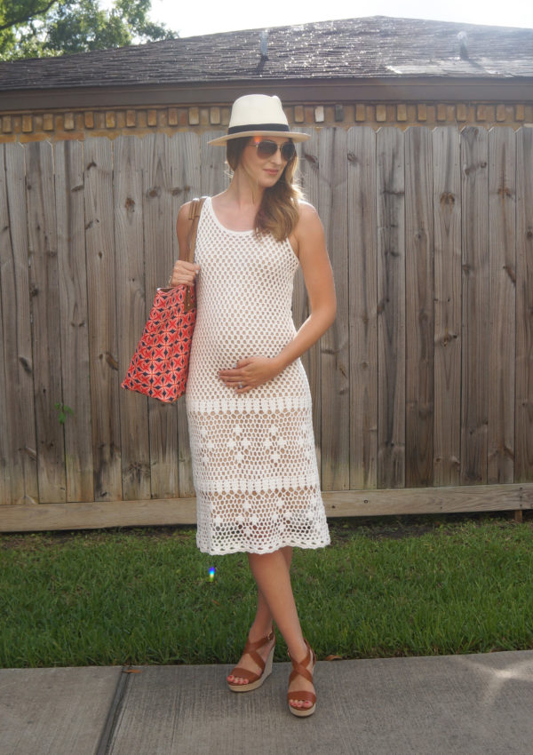 Crochet Midi Dress…