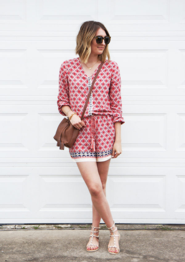 Printed Romper…