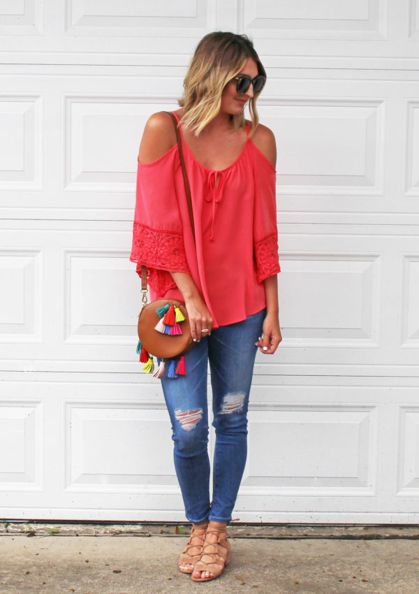 Coral Cold Shoulder…