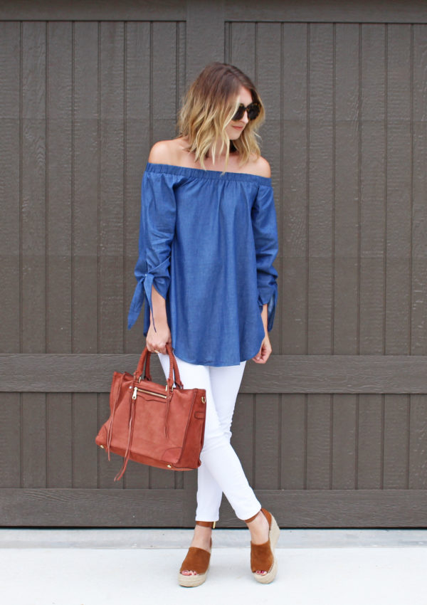 Chambray Off the Shoulder…