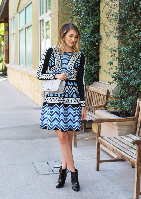 Geo Print Dress…