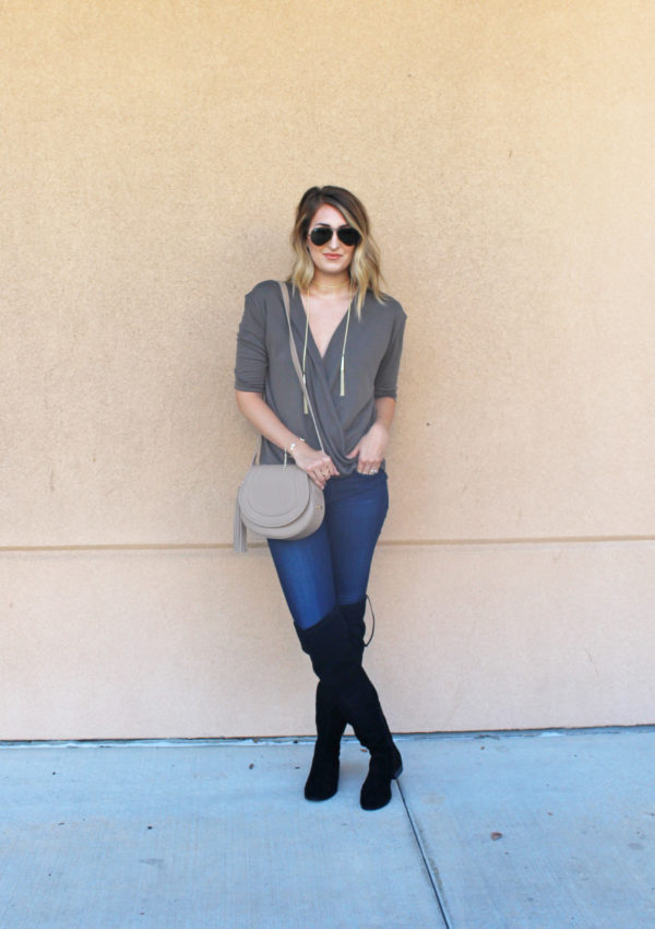 Olive Crossover Top…