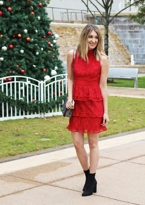 Red Lace Dress…