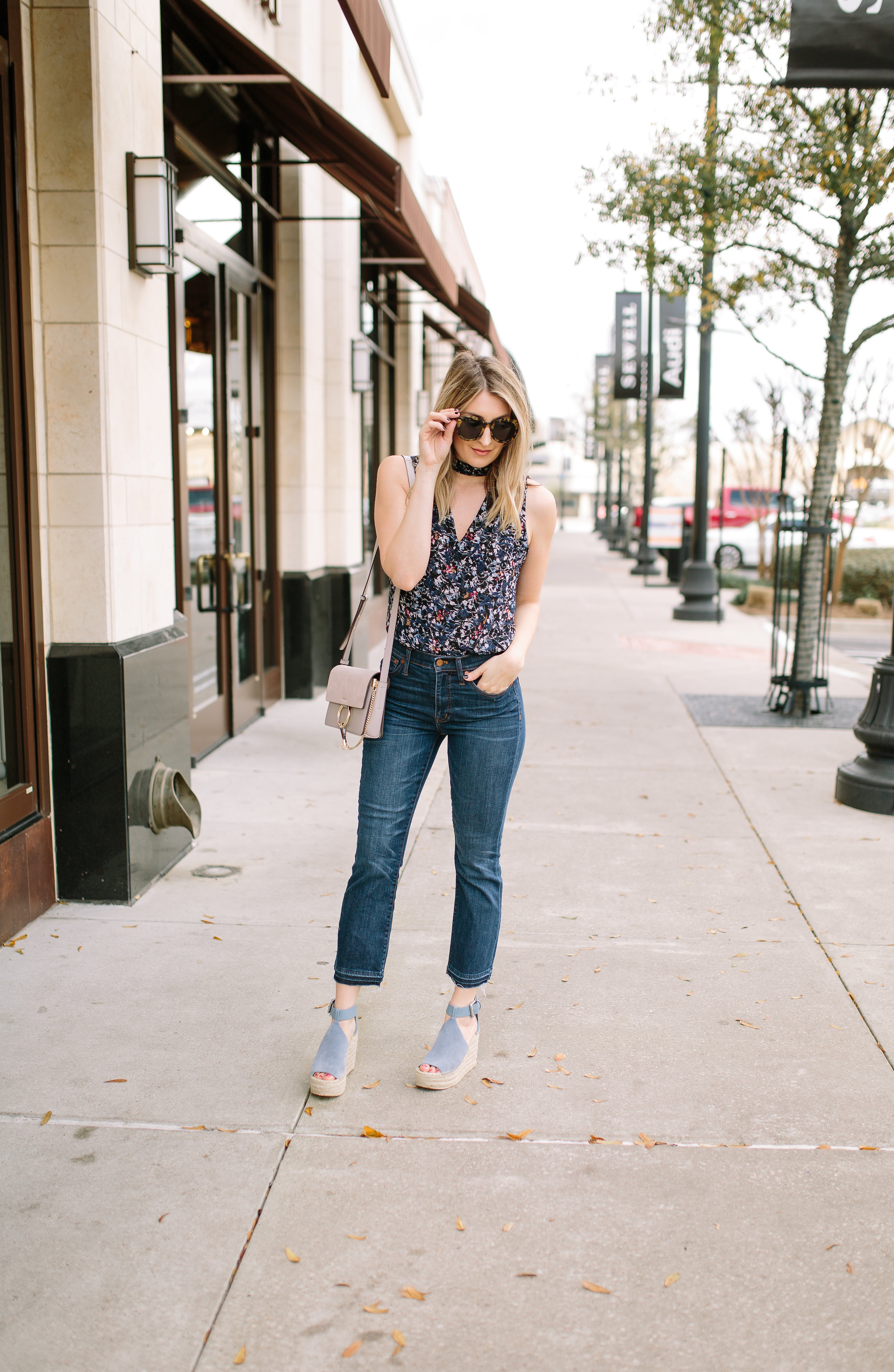 Choker Top + Cropped Denim… | Wear & When