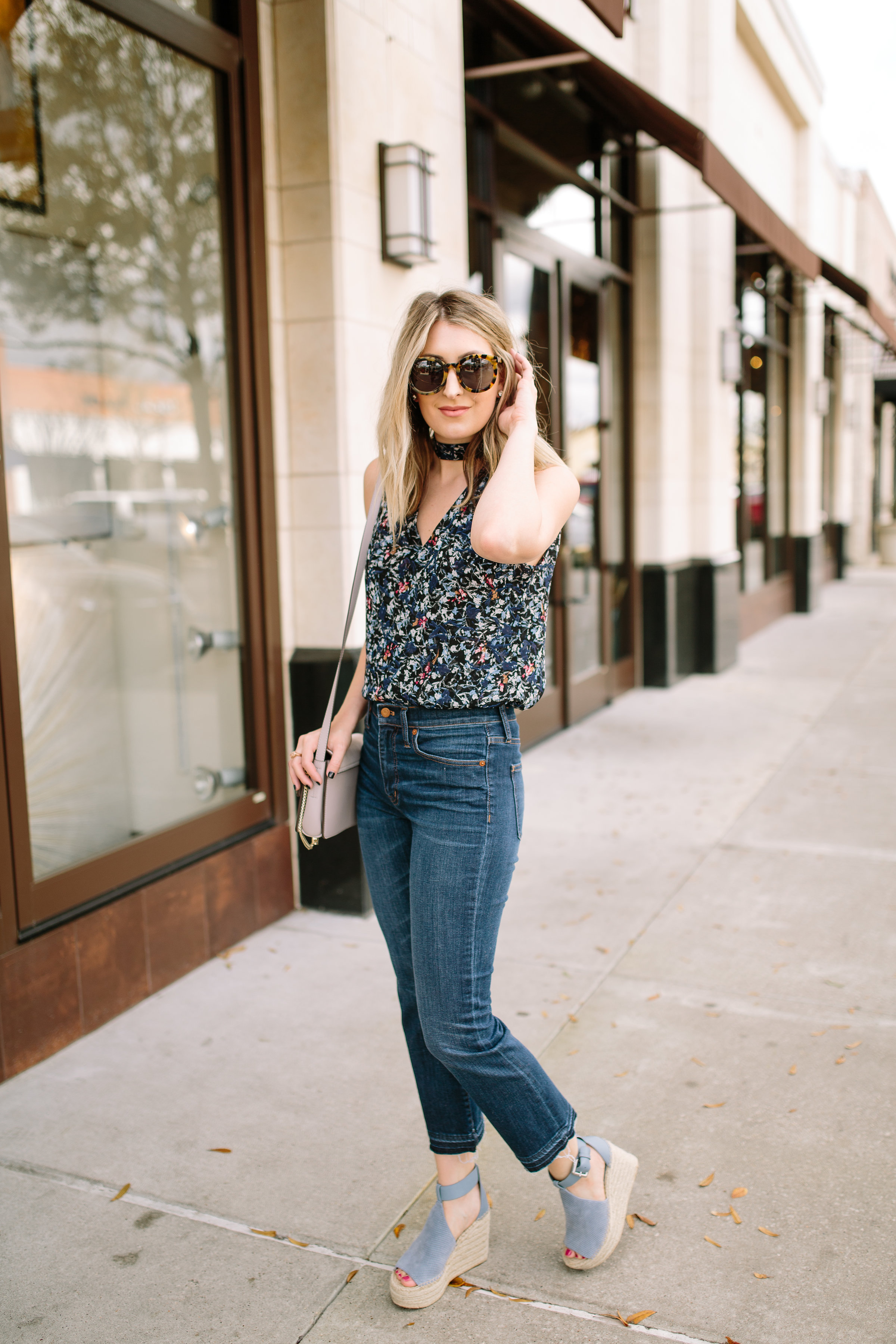 Choker Top + Cropped Denim… | Wear & When