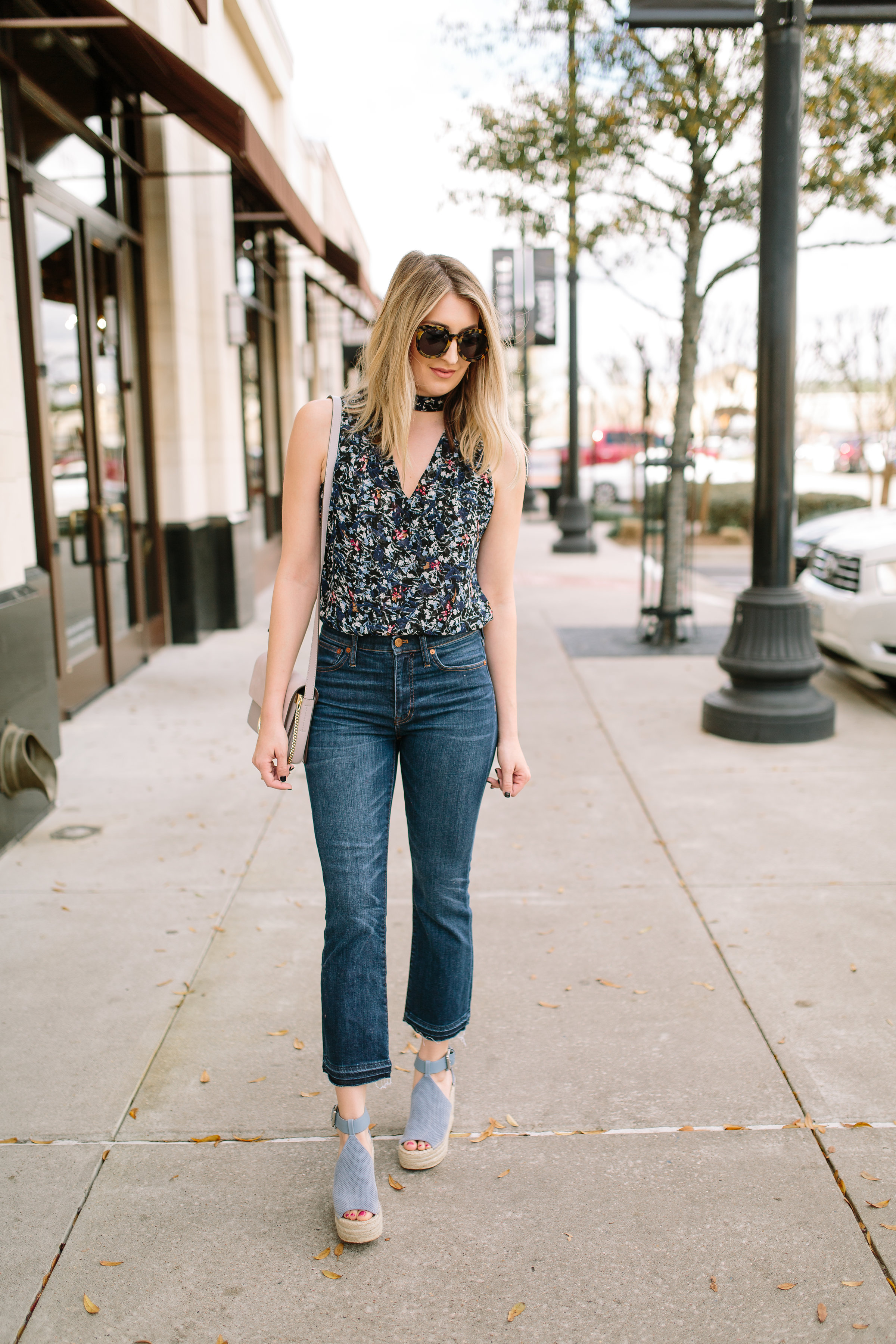 Choker Top + Cropped Denim… | Wear & When