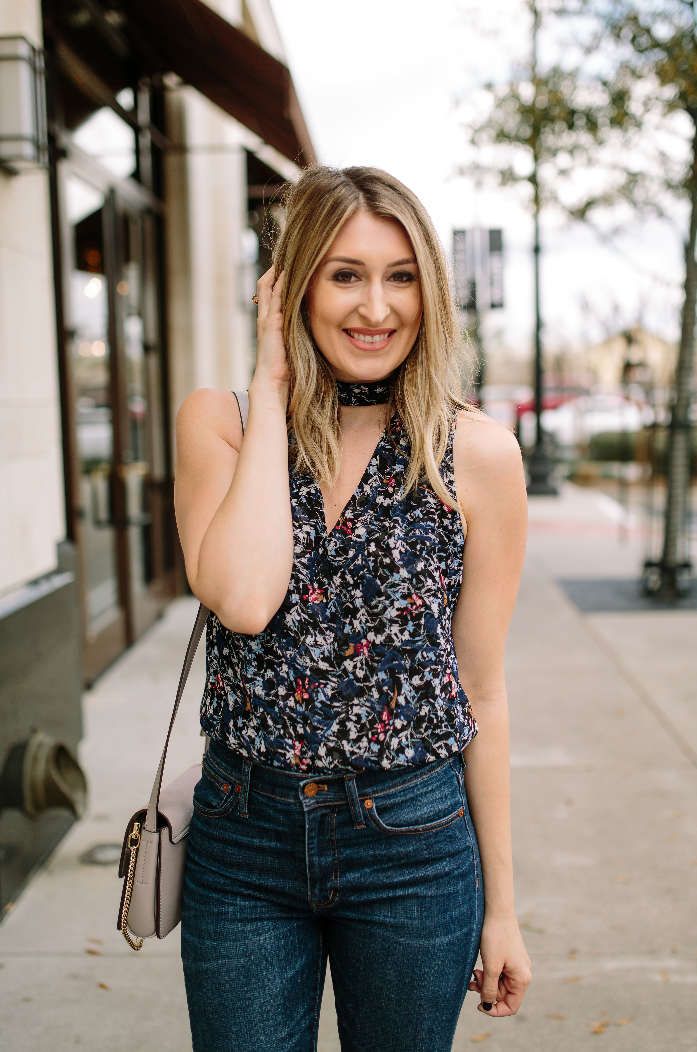 Choker Top + Cropped Denim… | Wear & When