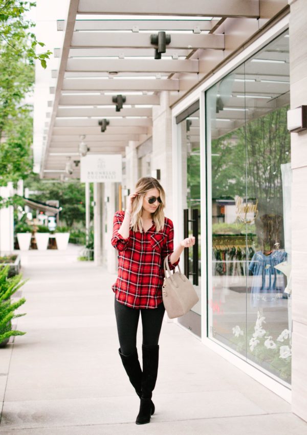 Plaid Flannel Button Down…