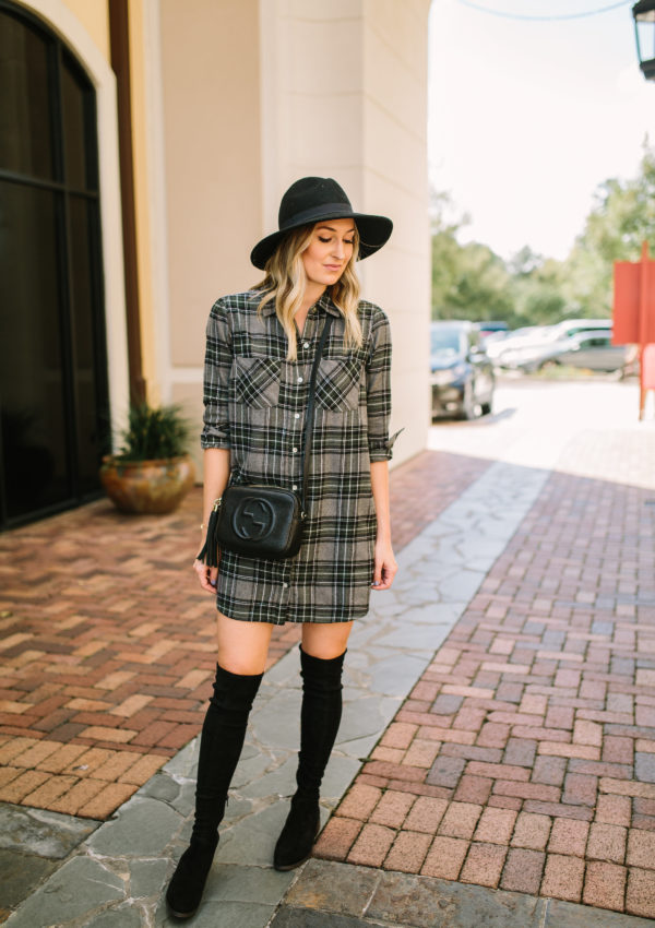 Lilla P Plaid Tunic Dress…