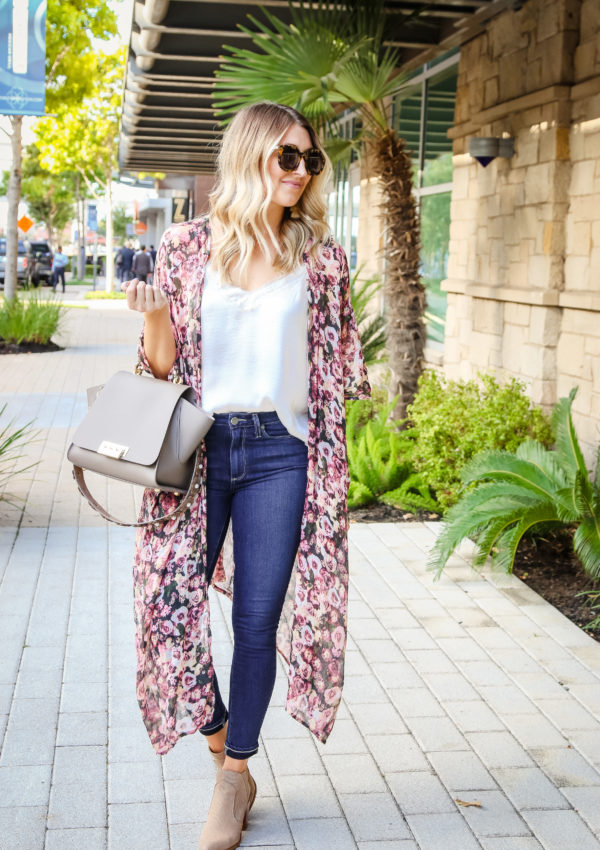 Floral Duster Kimono…