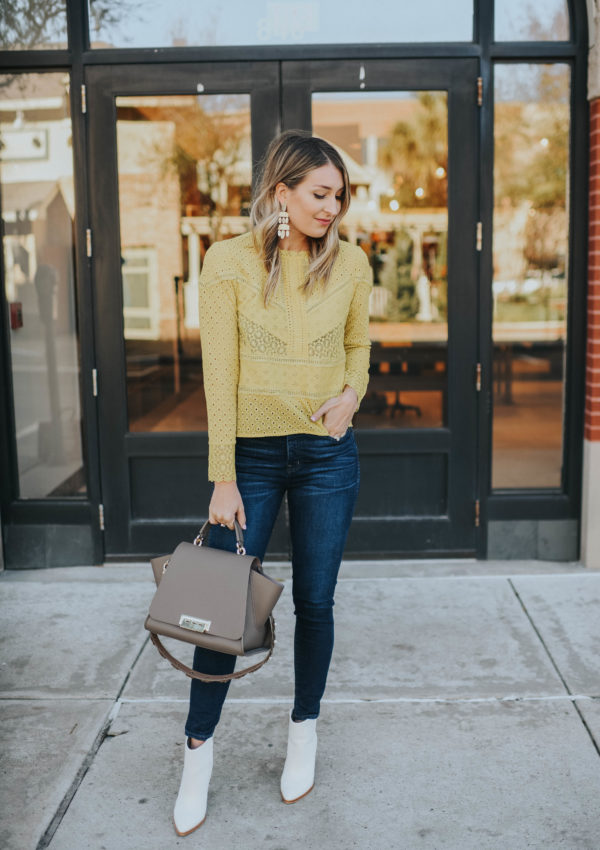 Yellow Lace Top…