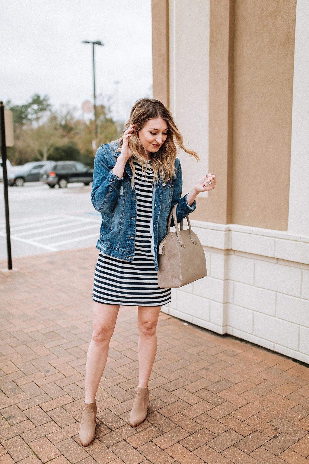 t shirt dress with booties