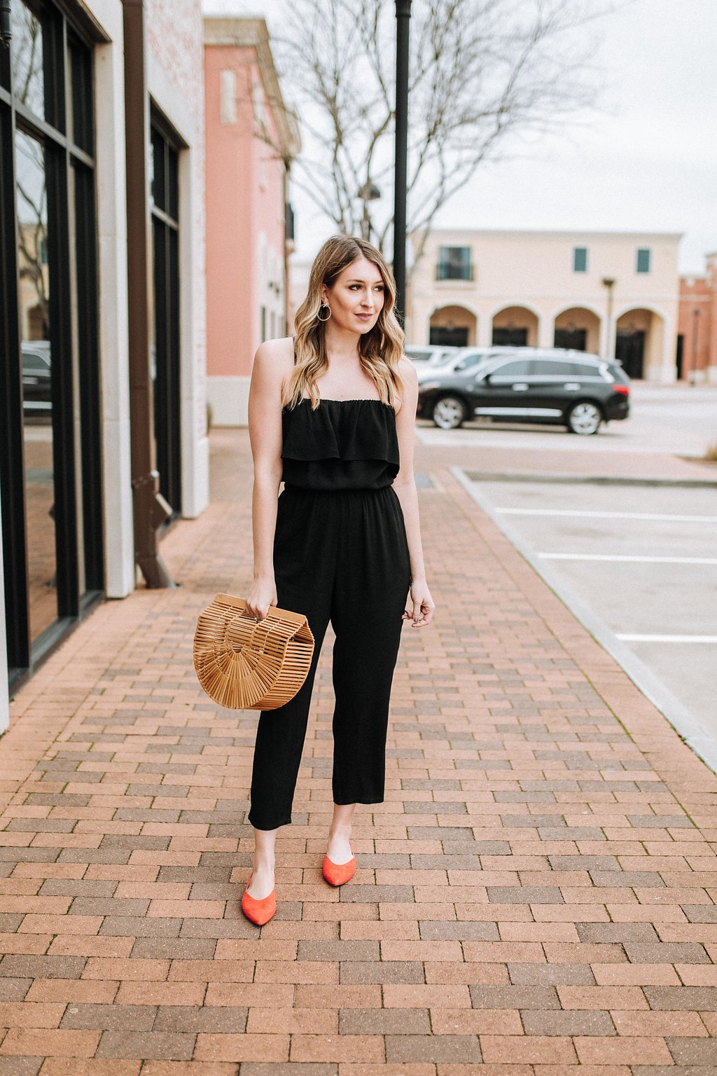 jumpsuit with flats