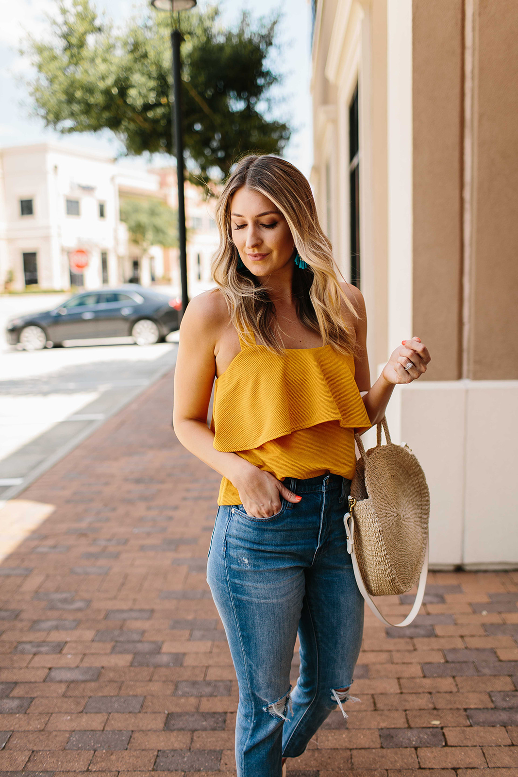 Boyfriend jeans with sandals cheap