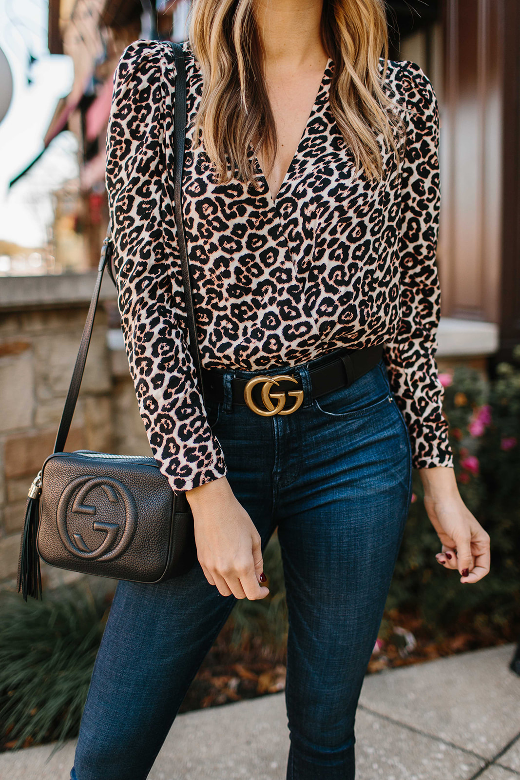 Leopard Print Bodysuit…