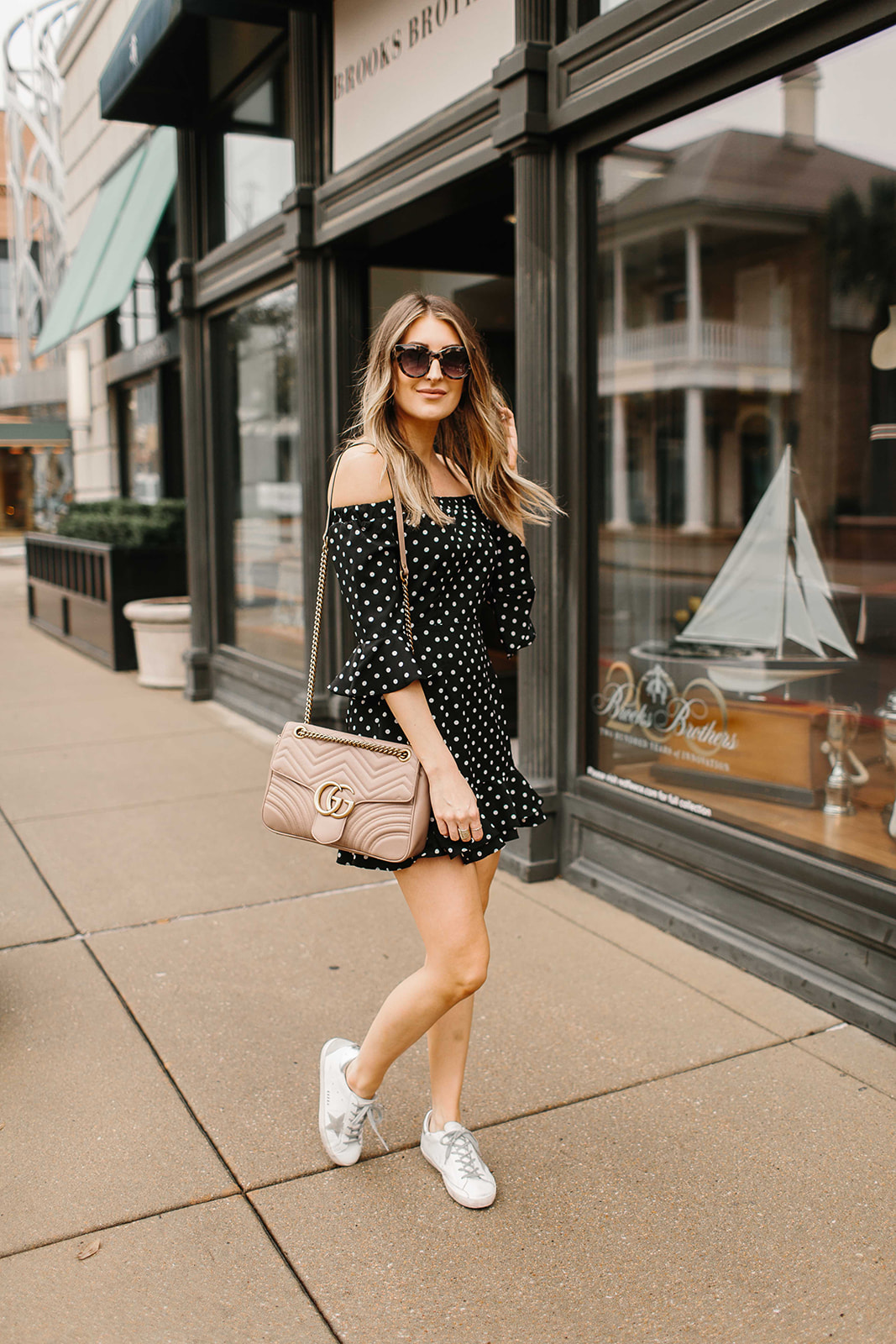 How to Wear Sneakers with Dresses - Merrick's Art | Casual date night  outfit, Dress and sneakers outfit, Stylish summer outfits