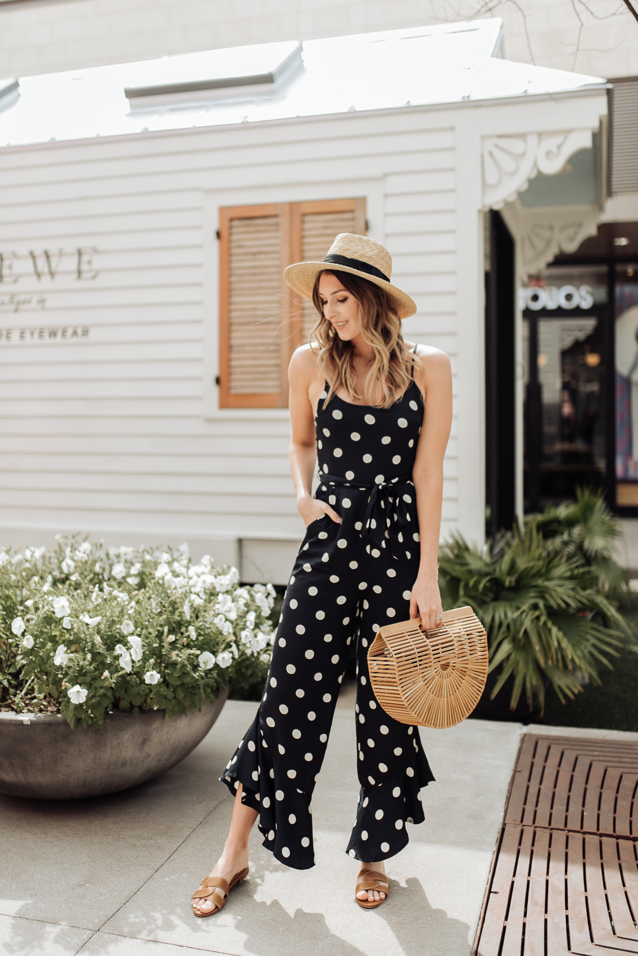 Polka Dot Jumpsuit Wear When