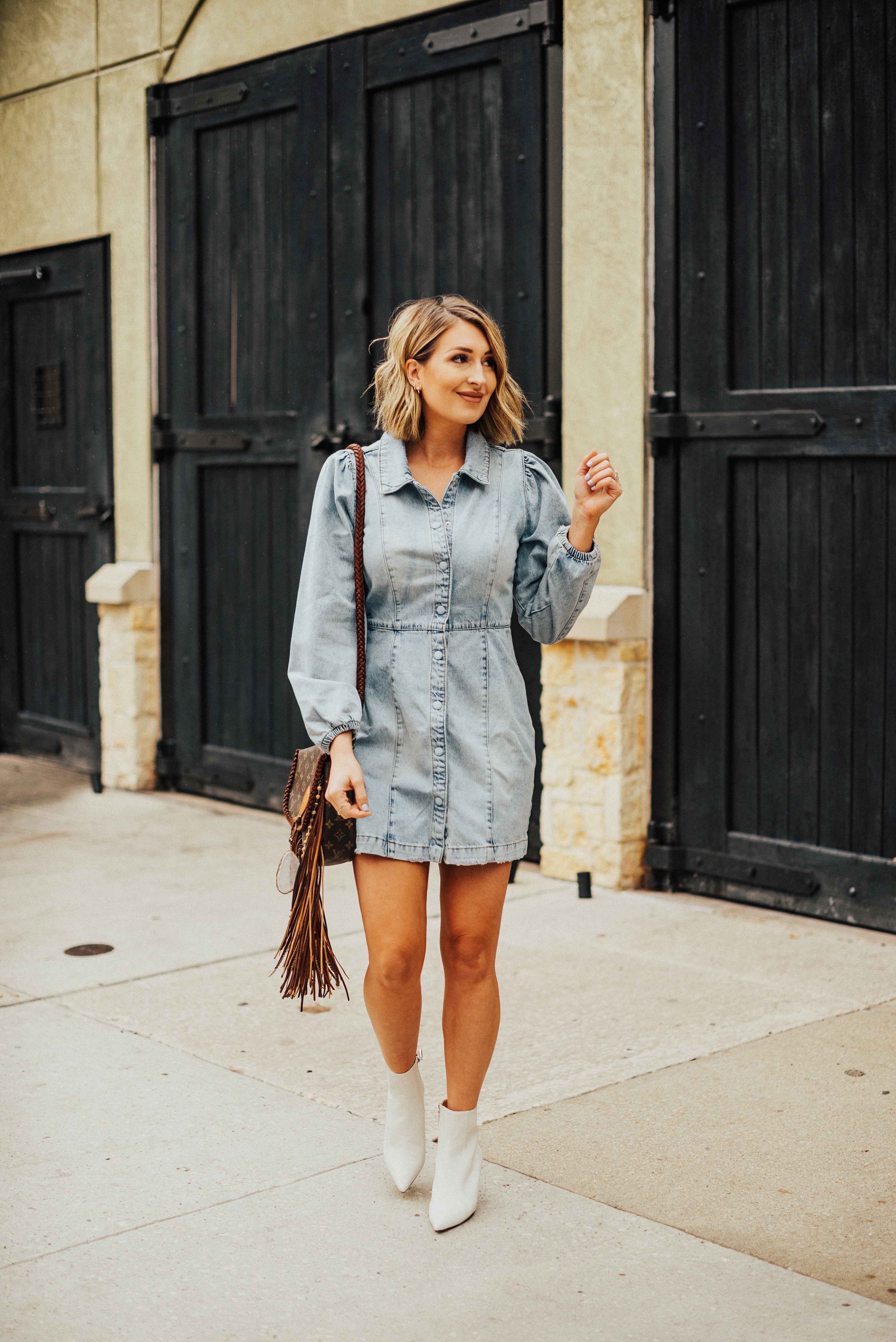 Buy Button Down Shirt Dress for Women Long Maxi Tshirt Collared V Neck  Ruched Long Sleeve Oversized Boyfriend Shirtdress, F-lightblue, Large at  Amazon.in
